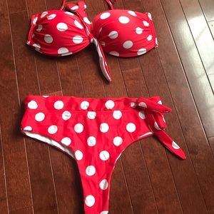 BATHING SUIT SALE🚨2/$20! polka dot bikini!